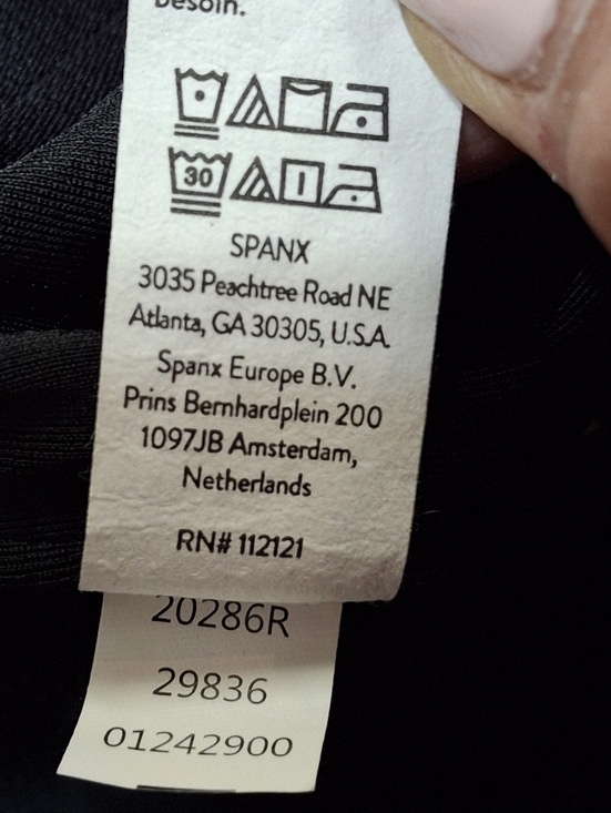 SPANX The Perfect Pant 20286R Ankle Piped Skinny Rayon Blend Black Women Size 2x - Picture 16 of 16